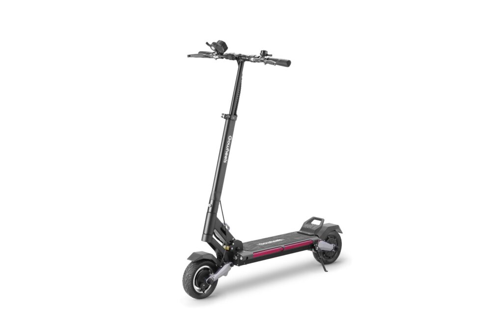 קורקינט חשמלי מתקפל עם עיצוב מודרני, מתאים לשימוש בעיר ותחזוקה קלה.