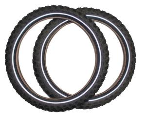 צמיגים לאופניים חשמליים עם דוגמת שטח, מתאימים לתחזוקה נכונה של אופניים.