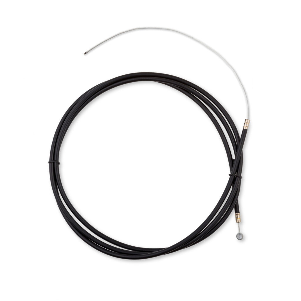 כבל שחור לאופניים חשמליים, מתאים לתחזוקה ותיקון אביזרי אופניים.