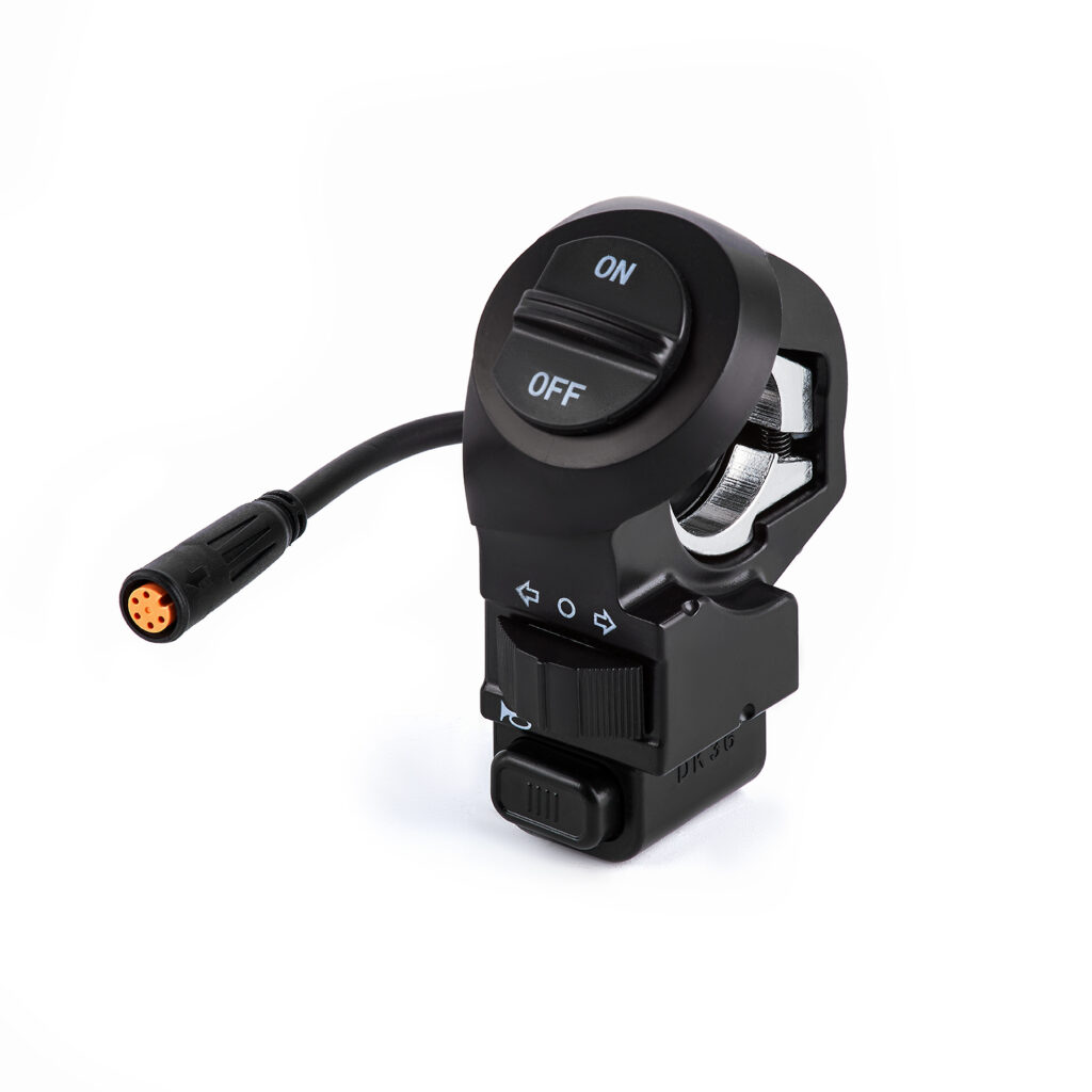 מתג הפעלה לאופניים חשמליים, מתאים לתחזוקה נוחה ופשוטה של רכיבי האופניים.