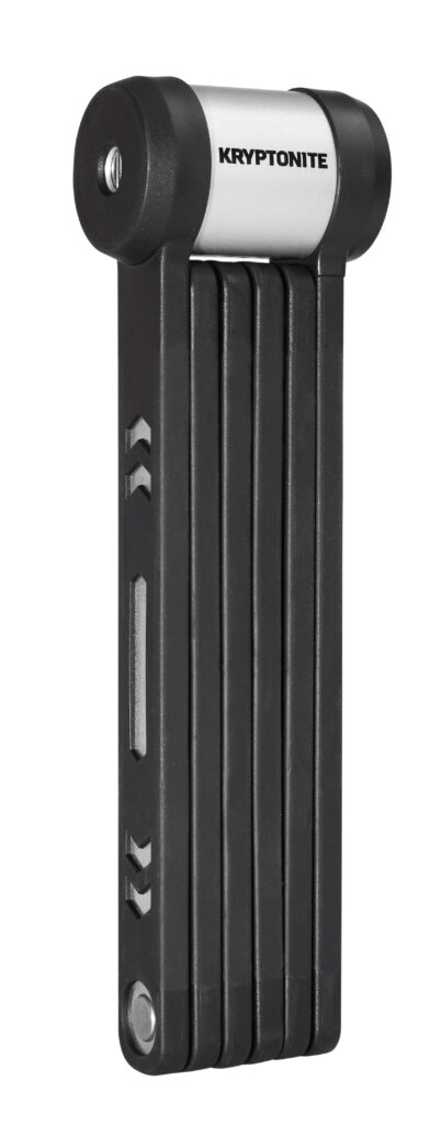 מנעול דיסק מתקפל של Kryptonite, פתרון בטיחותי לאופניים ולקורקינטים חשמליים.
