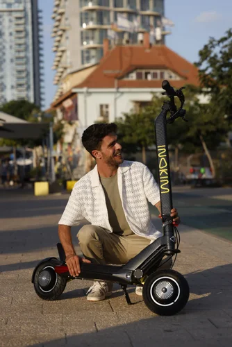 קורקינט חשמלי 48 וולט 21 אמפר אינוקים אוקס Inokim OX CARBON – צבע קרבון דגם 2025 – תמונה 8