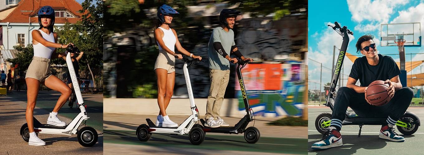 קורקינט חשמלי דגם OX 60V 21AH Super Carbon מבית Inokim - צבע שחור – תמונה 4